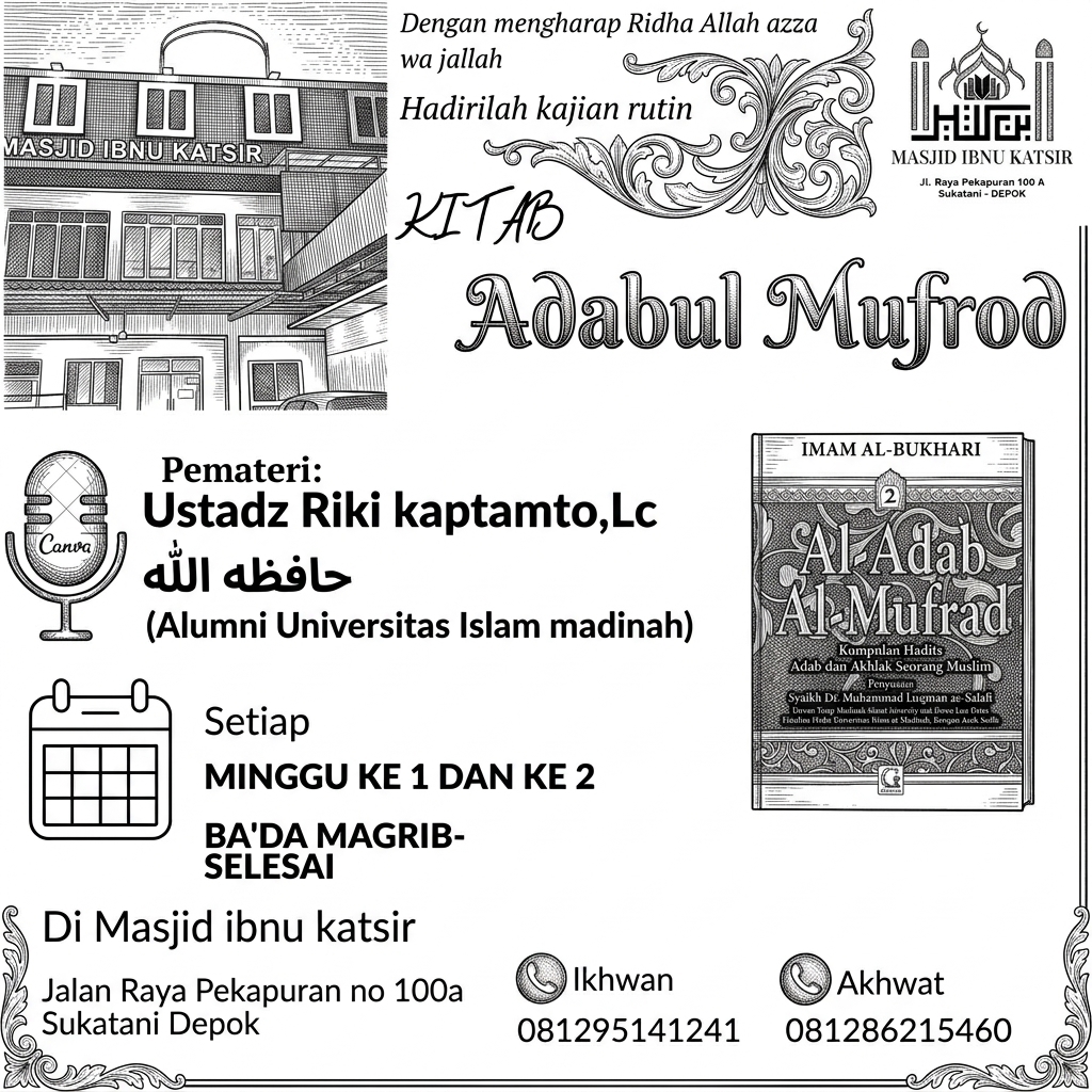 Kajian Kitab Adabul Mufrod