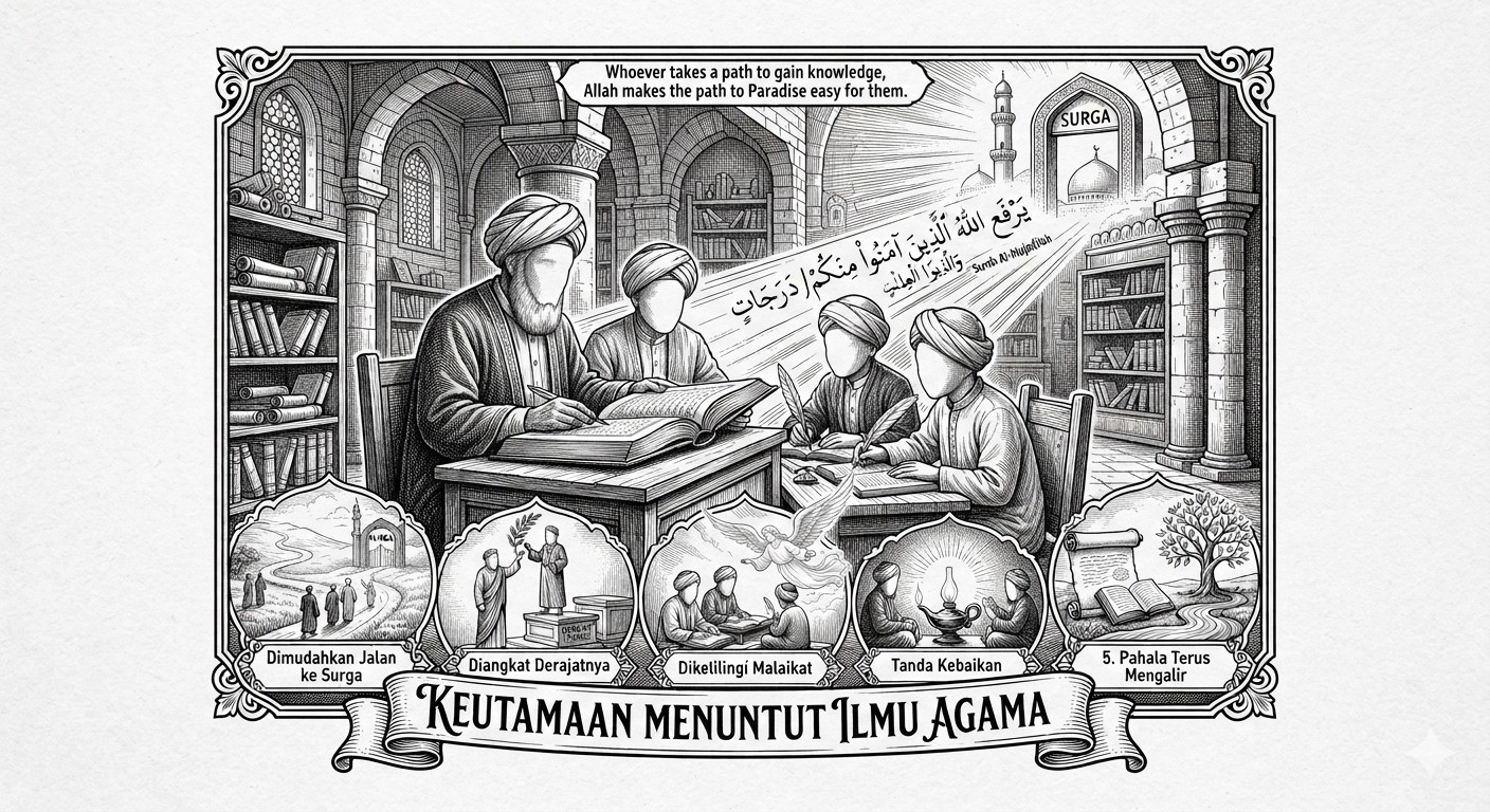 keutamaan menuntut ilmu agama